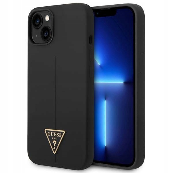 Originální Pouzdro Guess GUHCP14MSLTGK pro iPhone 14 Plus 6,7", černá/černá barva