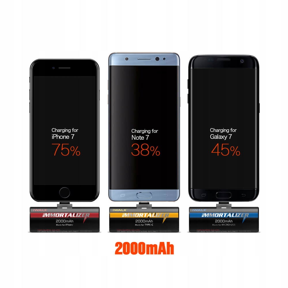 Powerbank iWALK Immortalizer 2000M [2000mAh] Kod producenta DBI001M