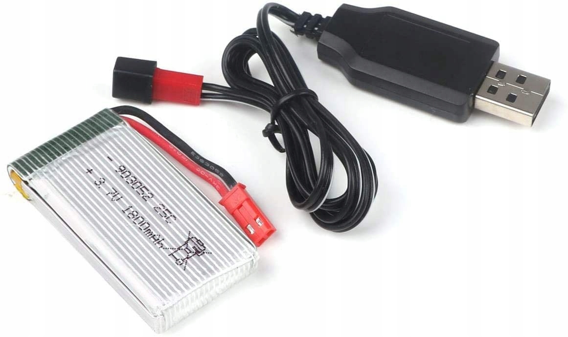 

Bateria Lipo 3.7V 1800mAh 25C Jst Usb Jjrc H11D Rc