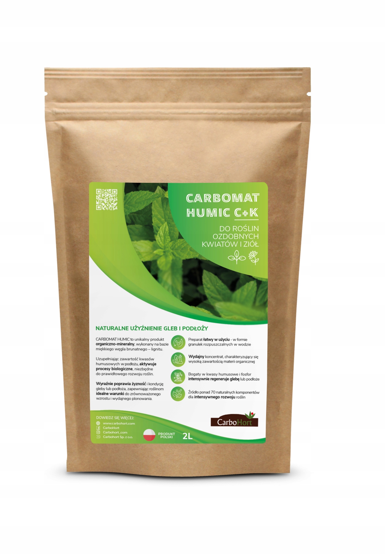

Carbomat Humic 2L do r. ozdobnych i ziół, Organika
