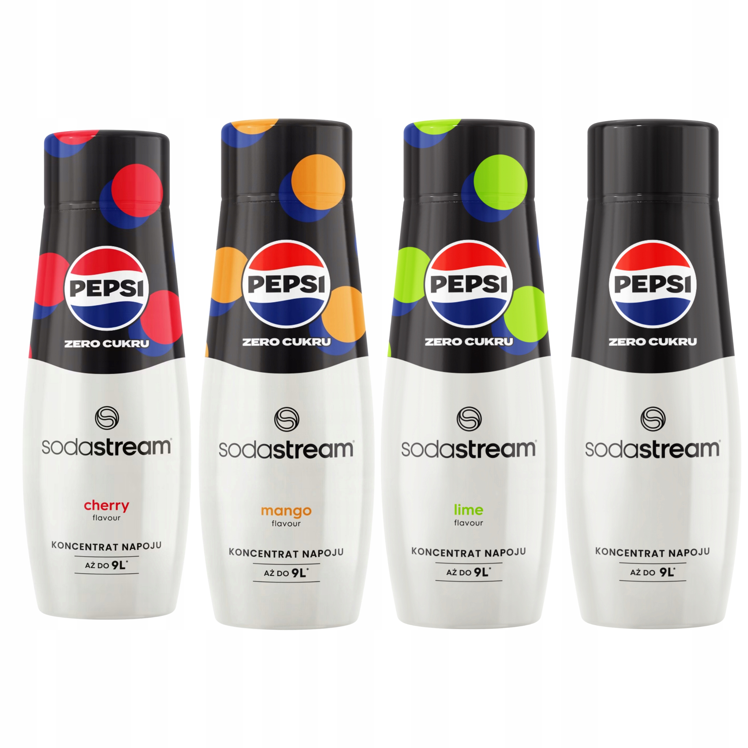 Sodastream Pepsi Max Cherry Pepsi Max Mango Pepsi Max Lime Pepsi Max