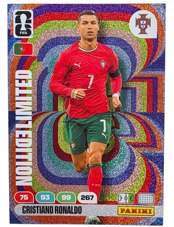 Karty do albumu Panini World Cup 2026 Portugalia Limited Cristiano Ronaldo