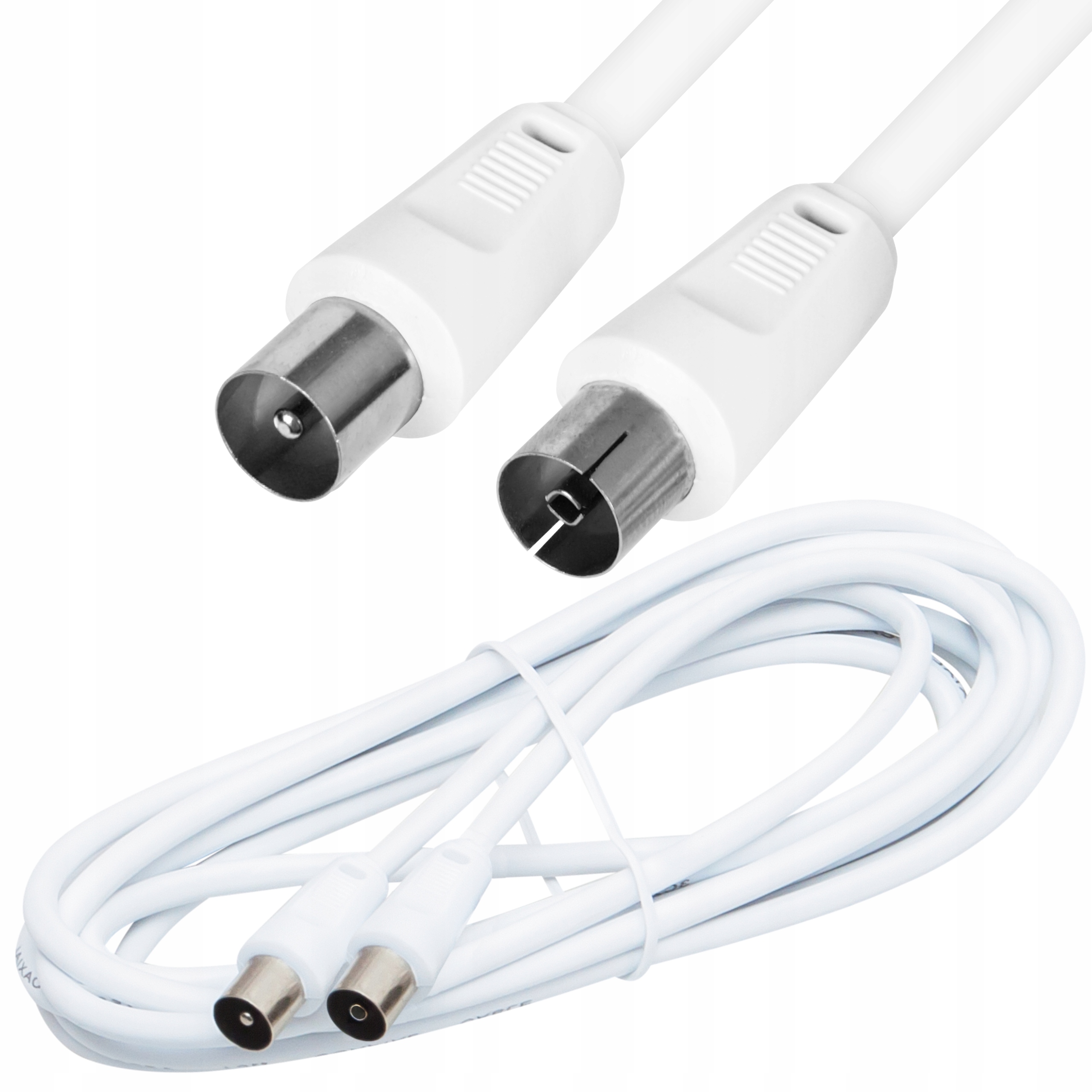 KABEL PRZYŁĄCZE PRZEDŁUŻACZ ANTENOWY TV TUNER VIDEO GNIAZDO WTYK 1,8M