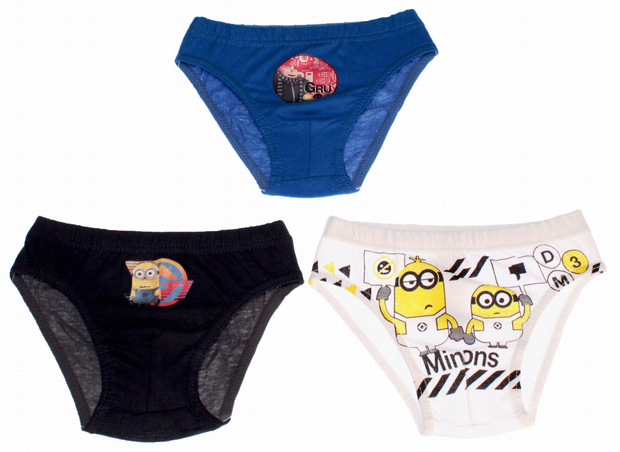 

Minionki Majtki chłopięce 6/8 116/128 3-PAK