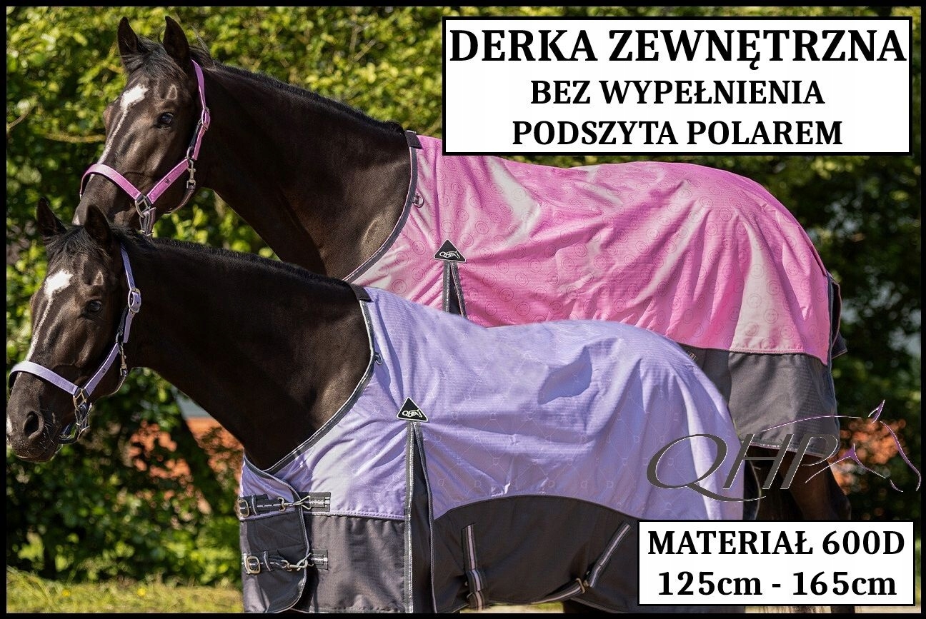 Derka padokowa przeciwdeszczowa 0gr Qhp podszewka polarowa Lavender 135