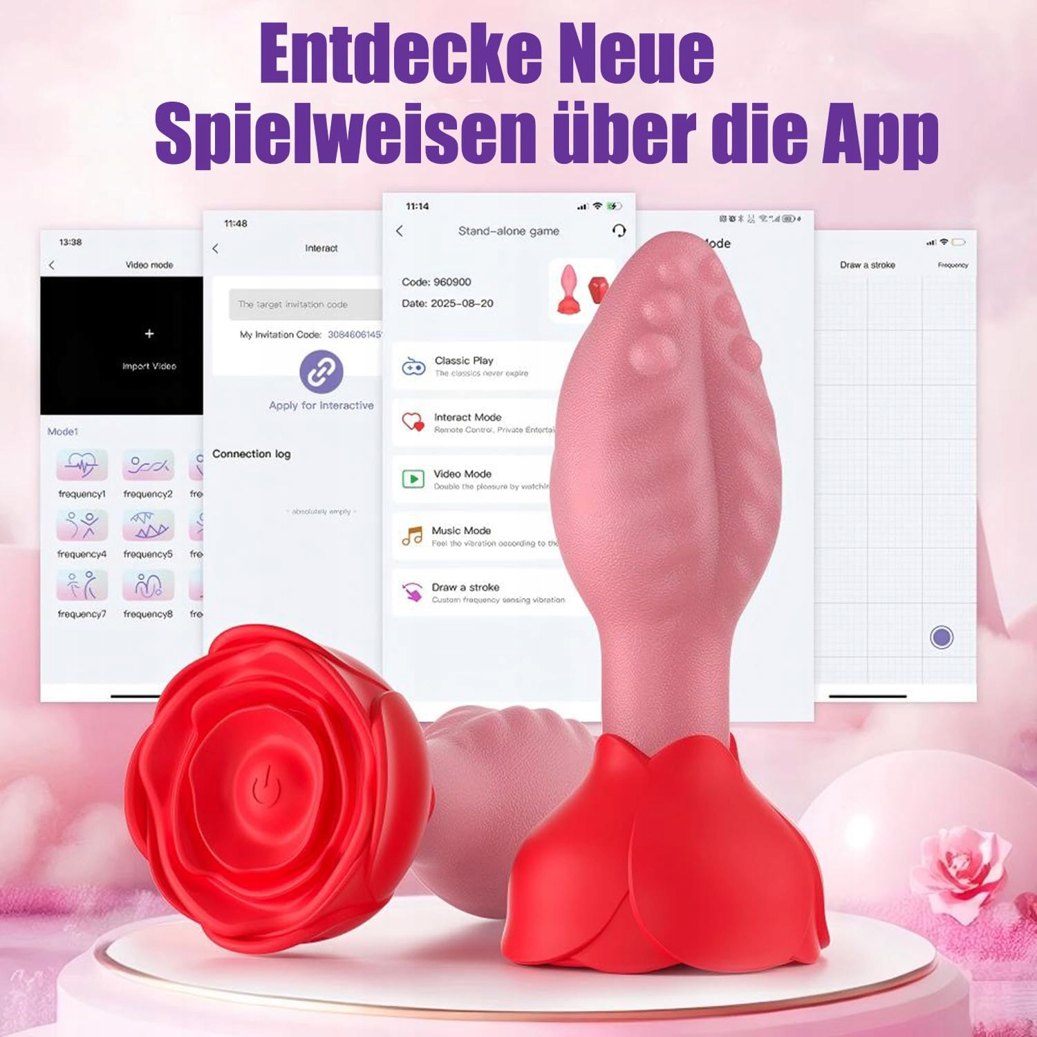 APP ANAL VIBRATOR Dla Kobiet i Mężczyzn Z 9 Trybami Wibracji — miniatura 8