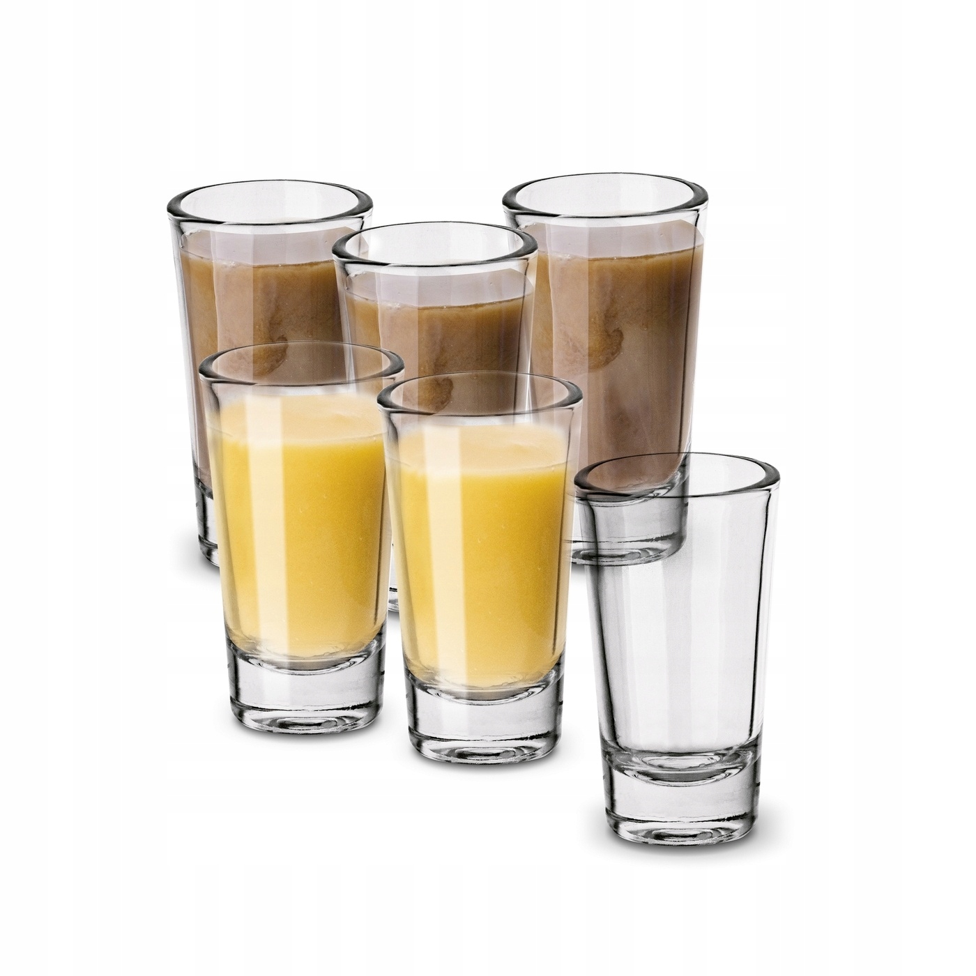 ZESTAW KIELISZKÓW 6x proste kieliszki DO LIKIERU NALEWKI kieliszki DO WÓDKI