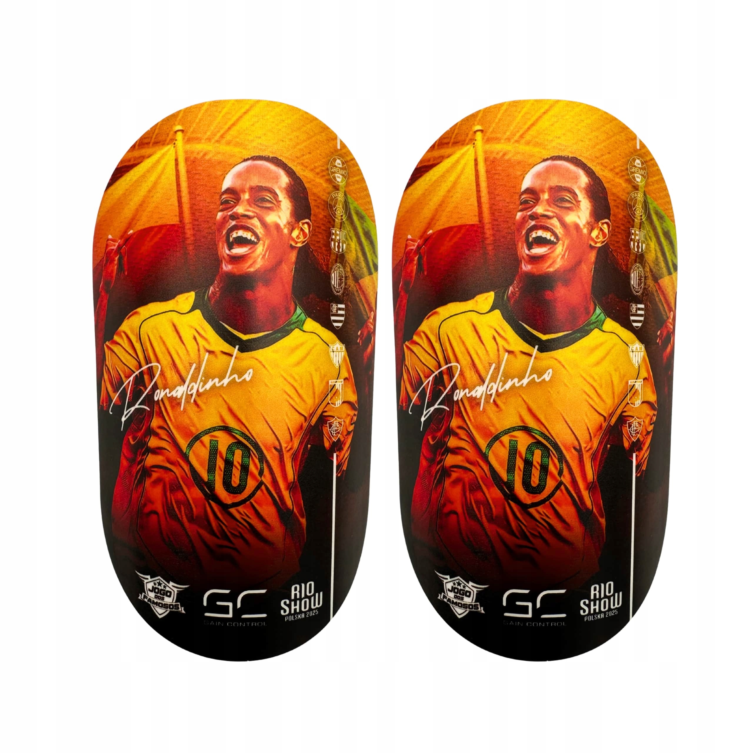 Fotbalové Chrániče Na Holeně Lehké Malé Gc Ronaldinho Mini Xs