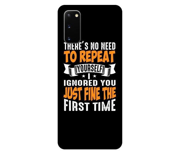 

Etui na telefon Samsung Galaxy S20 No need to repe