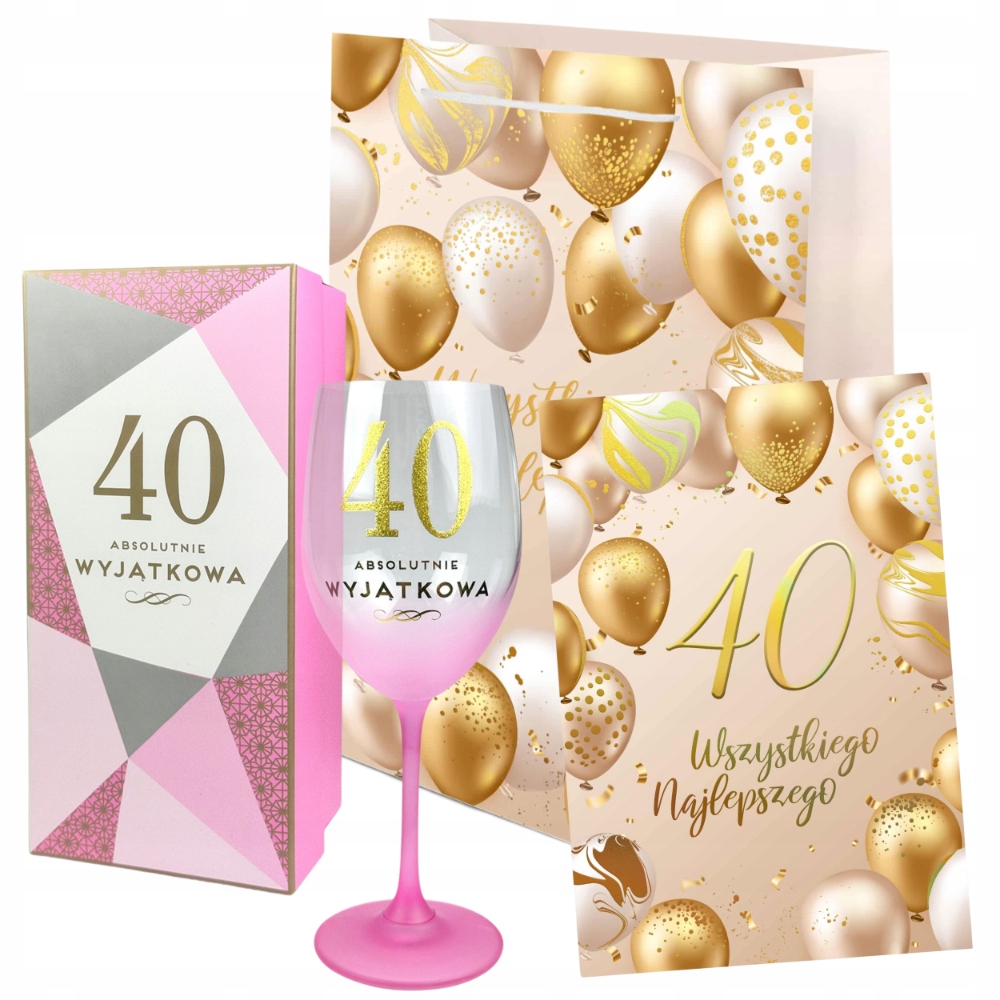 Na 40 Urodziny Dla Kobiety Zestaw Prezentowy Pamiątka
