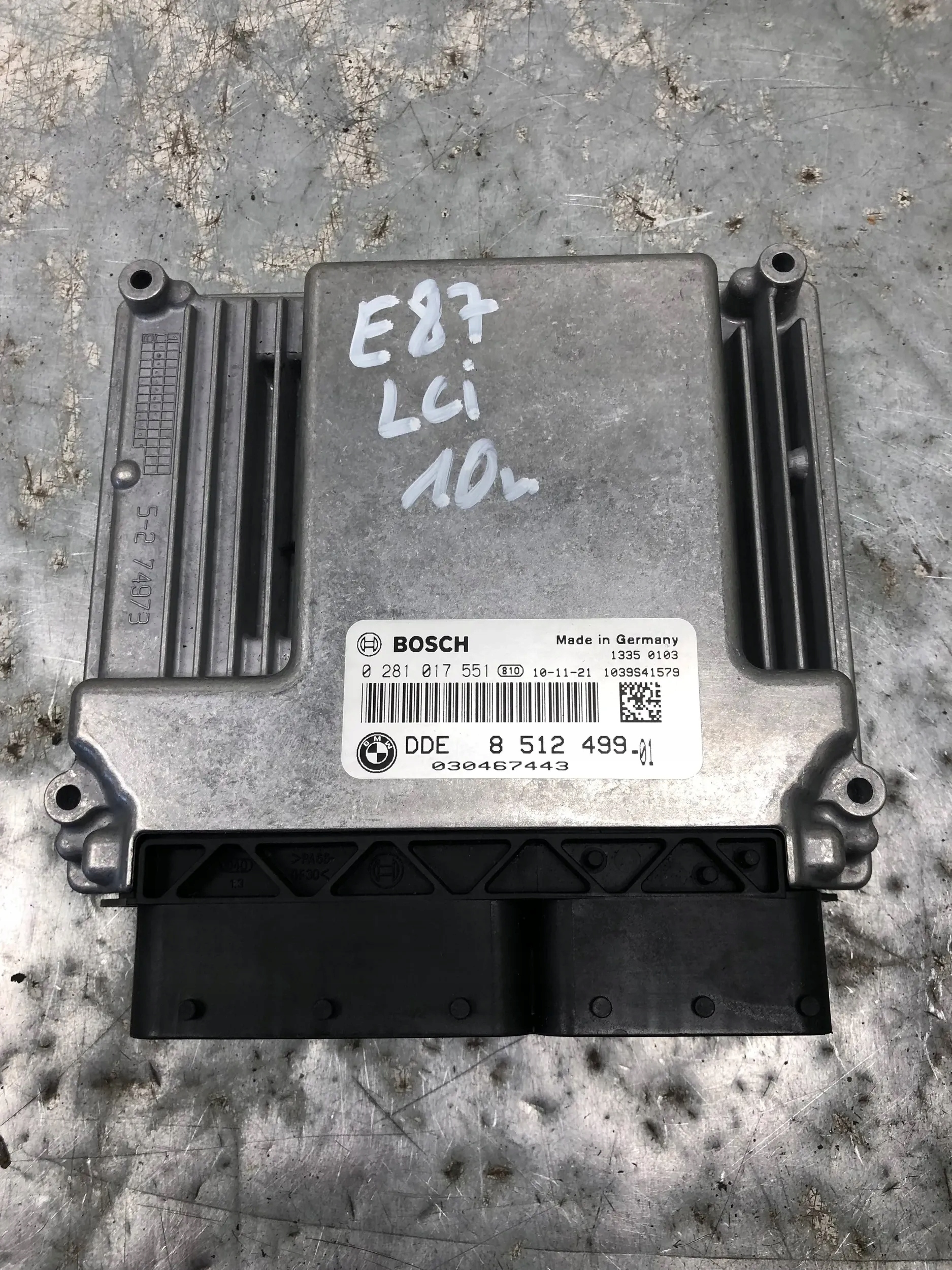 computer Motore 2.0D N47D20C BMW E87 LCI 8512499