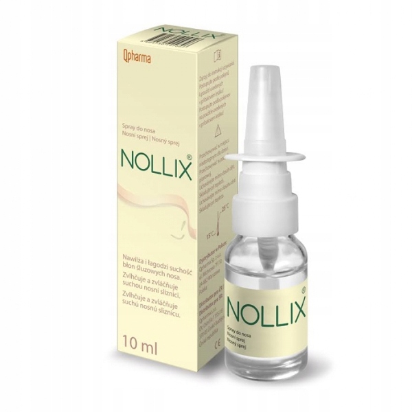 

Nollix Spray do nosa nawilża i łagodzi suchość 10