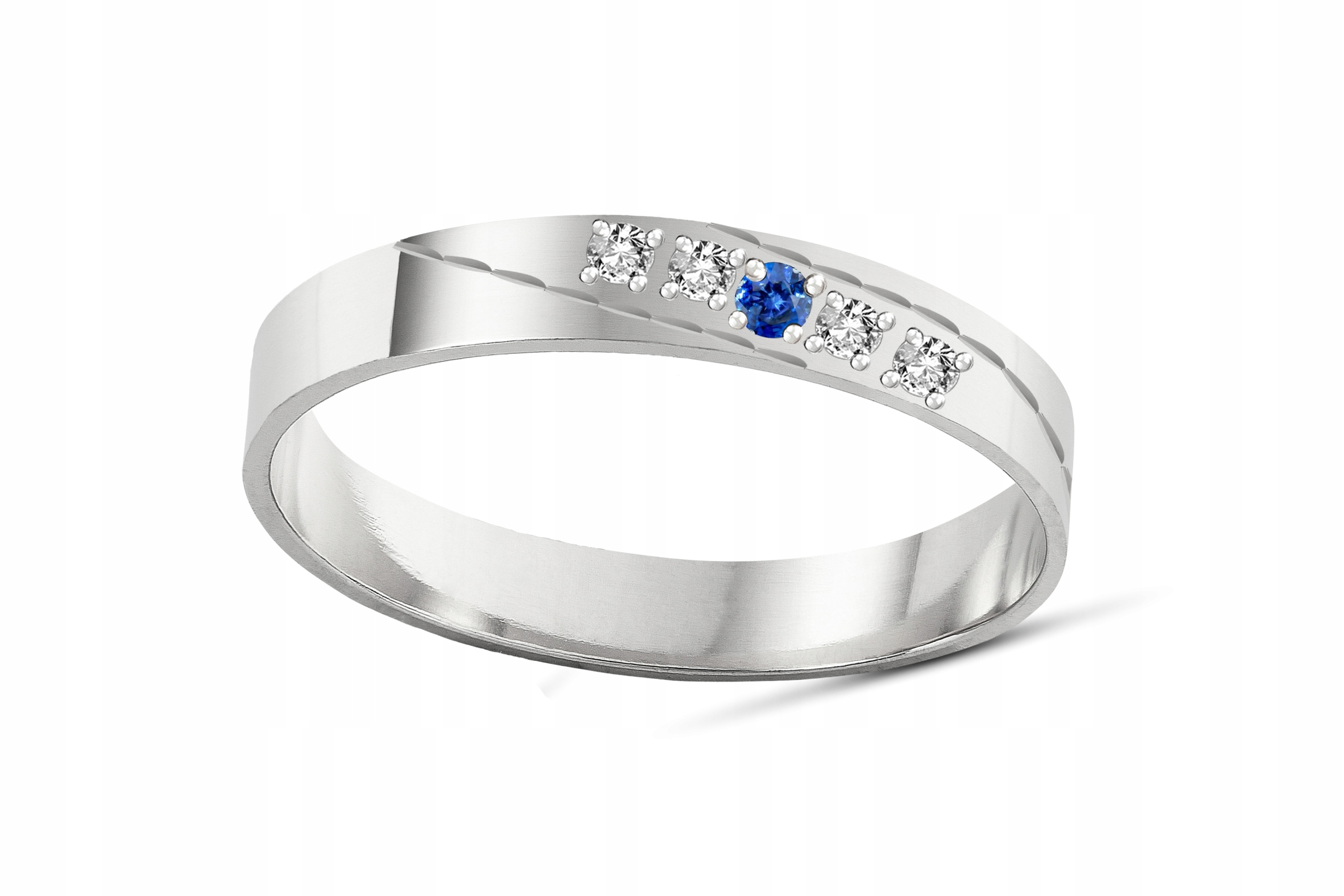 stříbrné snubní prsteny s kamínky