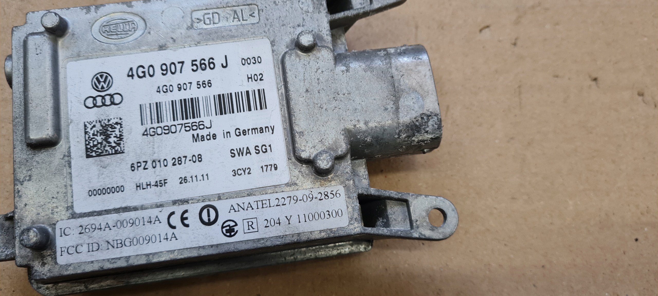 A7 4G ASYSTENT changes supports RUCHU left rear part 4G0907566J A6 C7 4G