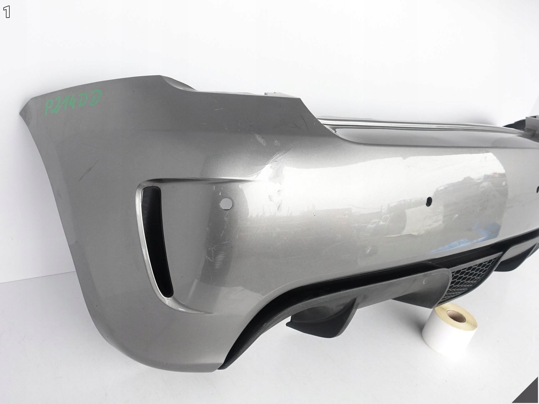 FIAT 500 ABARTH 07-15 bumper BUMPER rear part + SPOILER diffuser + air conditioning grid 4xPDC