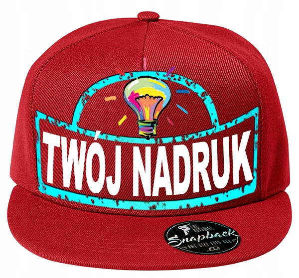 

Czapka Full Cap Snapback Z Własnym Nadrukiem 5P 07