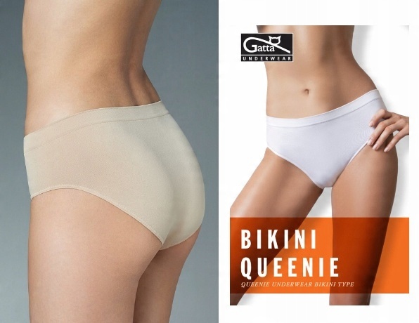 

Figi Gatta Majtki Queenie bezszwowe beż XXL
