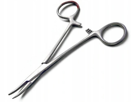 Szczypce zaciskowe wygięte 130mm JAKAR