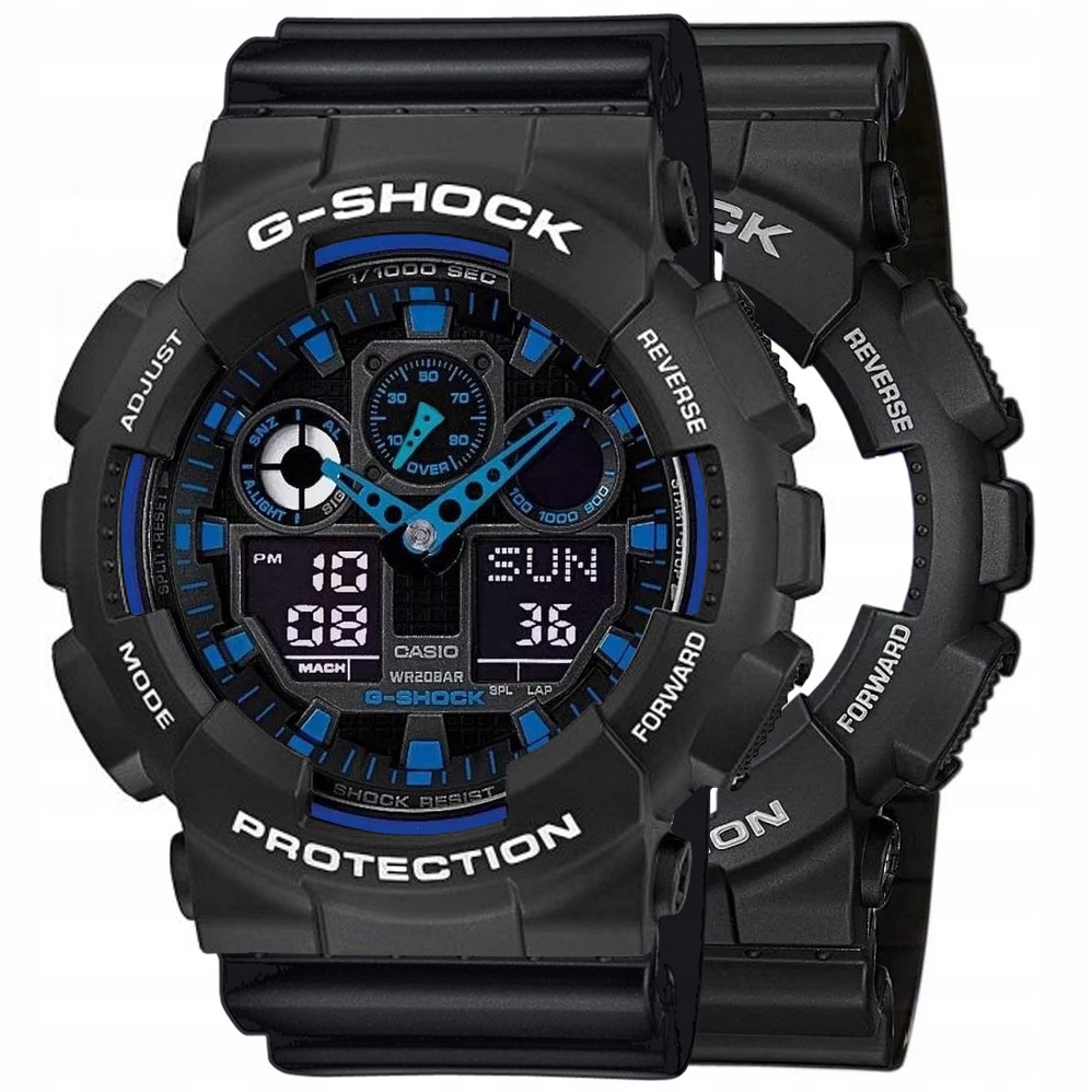 Sada G-shock GA-100-1A2ER Černá