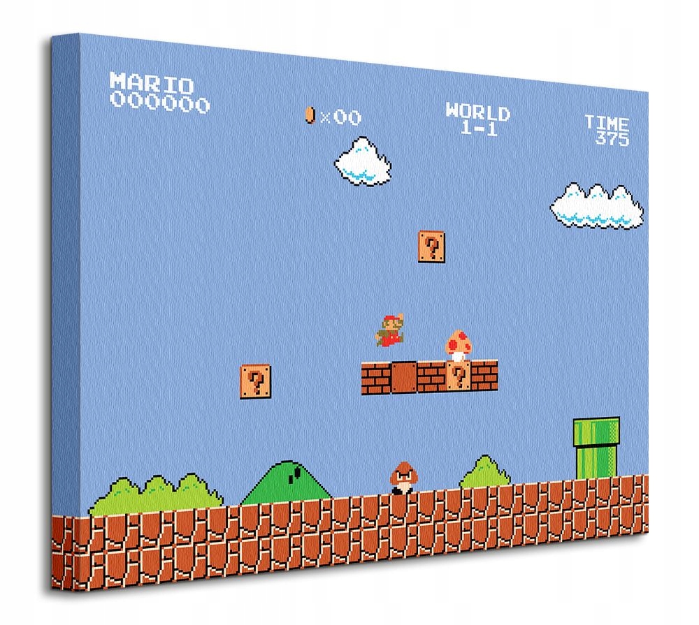 

Gra Mario Bros Obraz na płótnie 40x30 cm