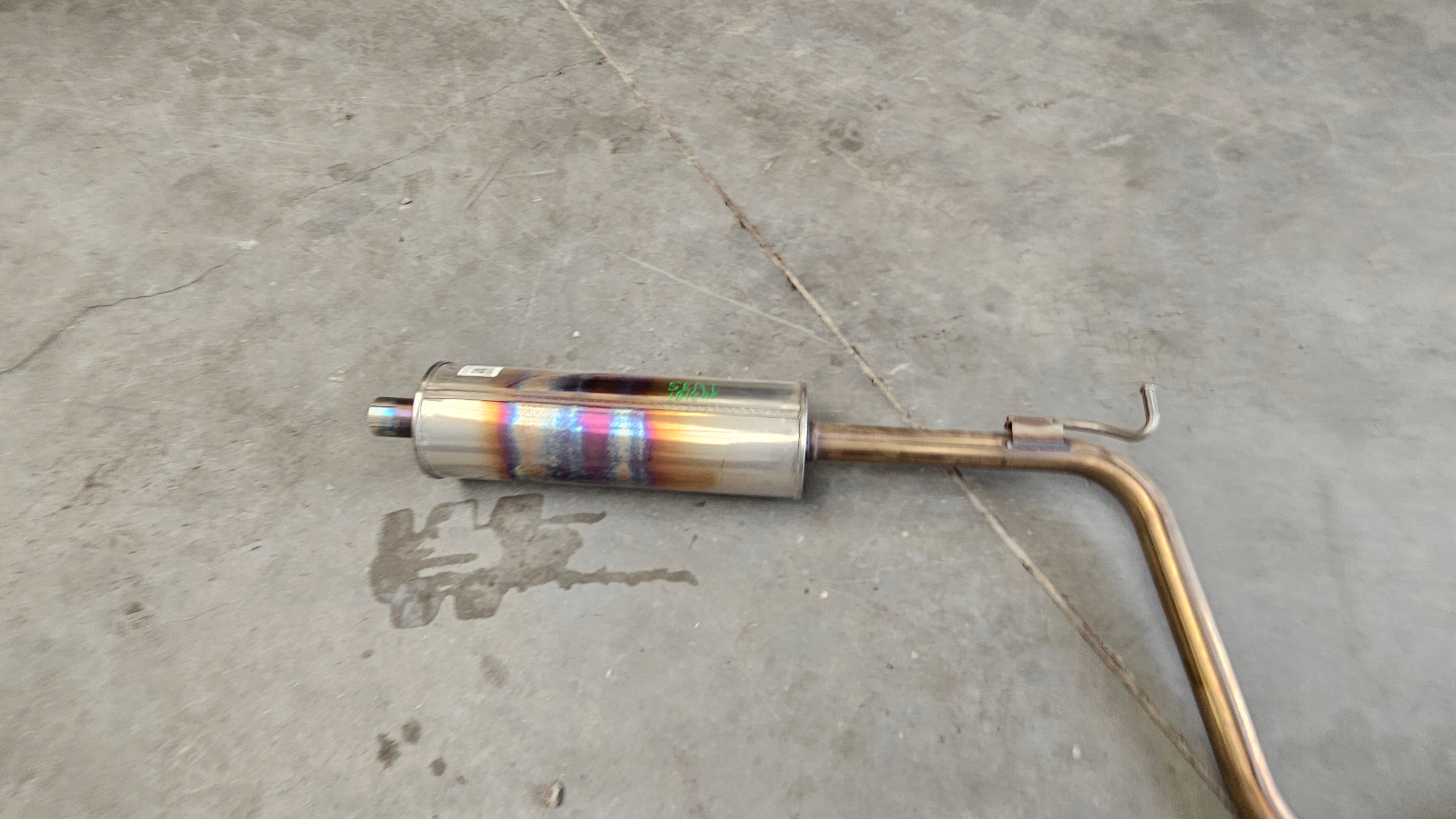 SEAT IBIZA V 2018 1.0TSI pipe exhaust pipe TLUMIK