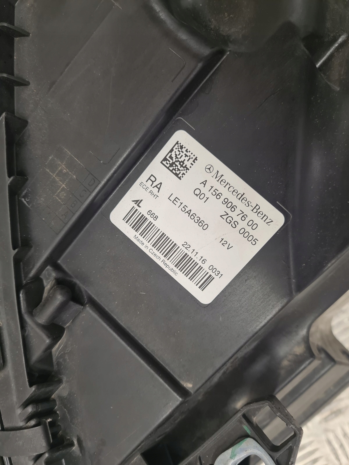 MERCEDES BENZ GLA X156 light front right LED HIGH PERFORMANCE A1569067600