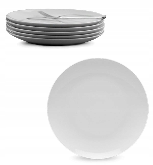 

Lubiana Boss Talerz Obiadowy 27 CM Biały 6 Os 6 El
