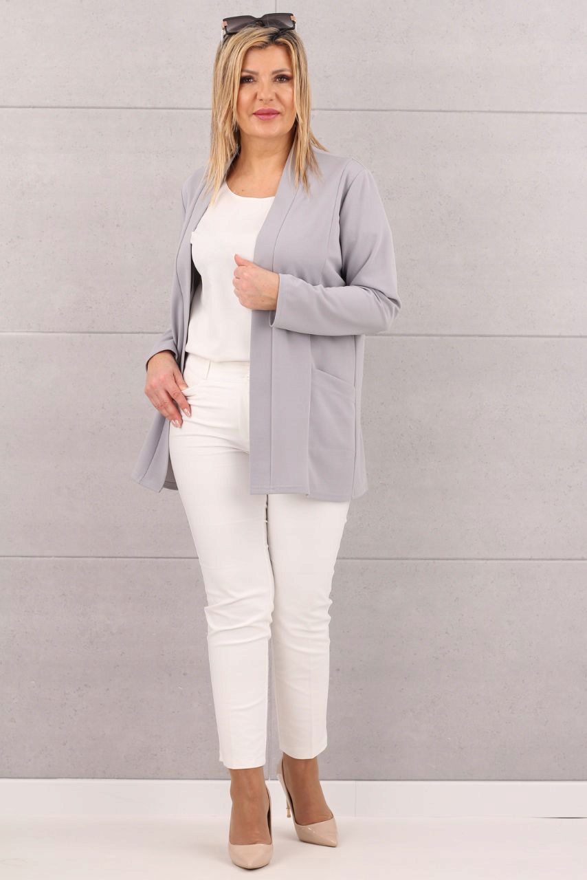 GŁADKA NARZUTKA ELEGANCKA LUŹNA POLSKI PRODUCENT DUŻE ROZMIARY Marka FEMIMODA