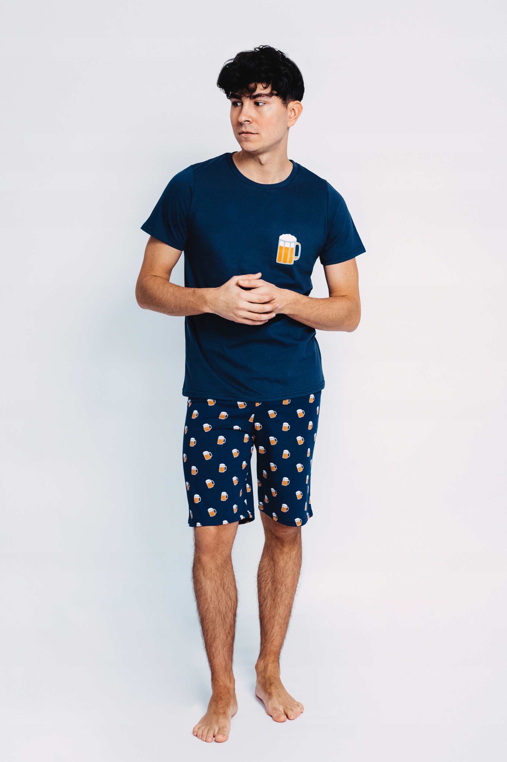 PIŻAMA MĘSKA KUBA KUFEL KUFLE PIWA SZORTY XXL