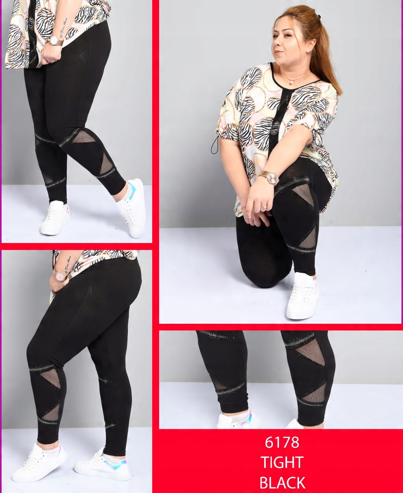 

tujkama_LUIZZA Plus Size Legginsy Jakość 44 46 48