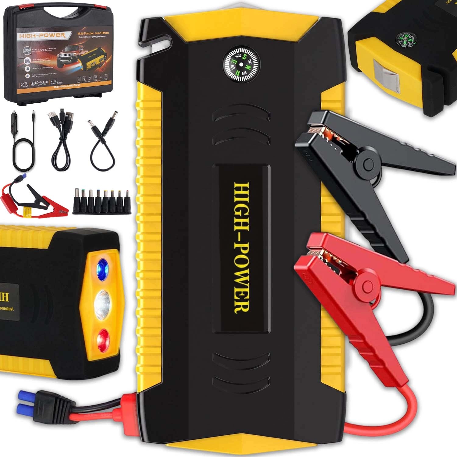 Jump Starter 16800MAH Booster Startér Do Auta Power Bank 12V 800A
