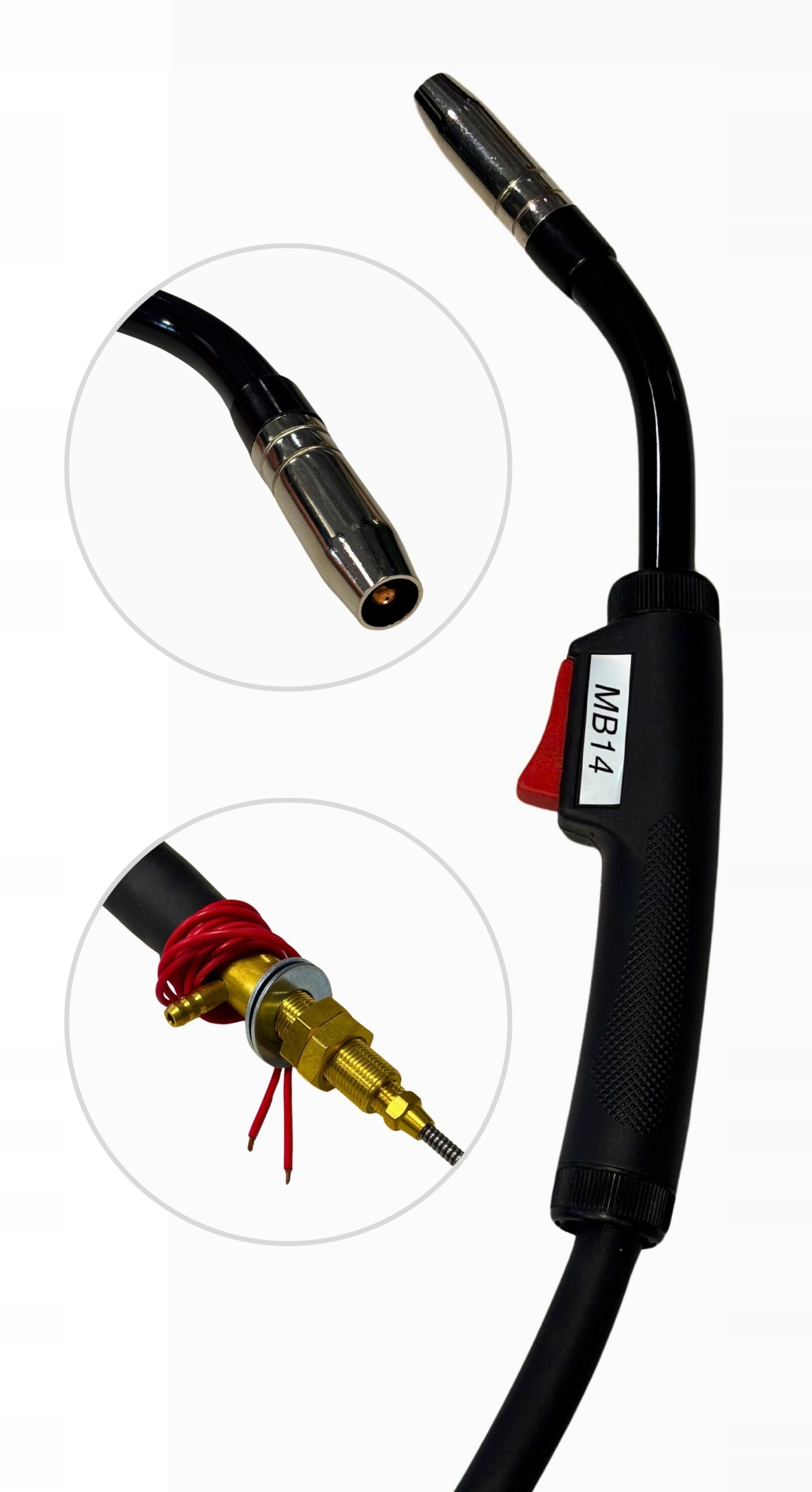 Uchwyt spawalniczy Mig/mag Bester MB14 4M 14/4 Ak do miga bestera migomat