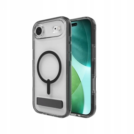 Pouzdro Zagg Santa Cruz Snap Ks MagSafe se stojánkem pro iPhone Air průhledné