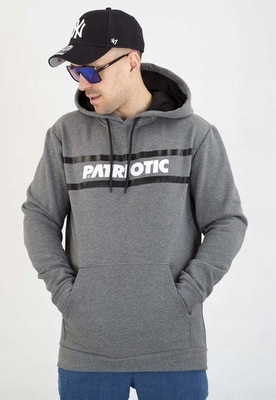 Mikina Patriotic S Kapucí P New Line šedá