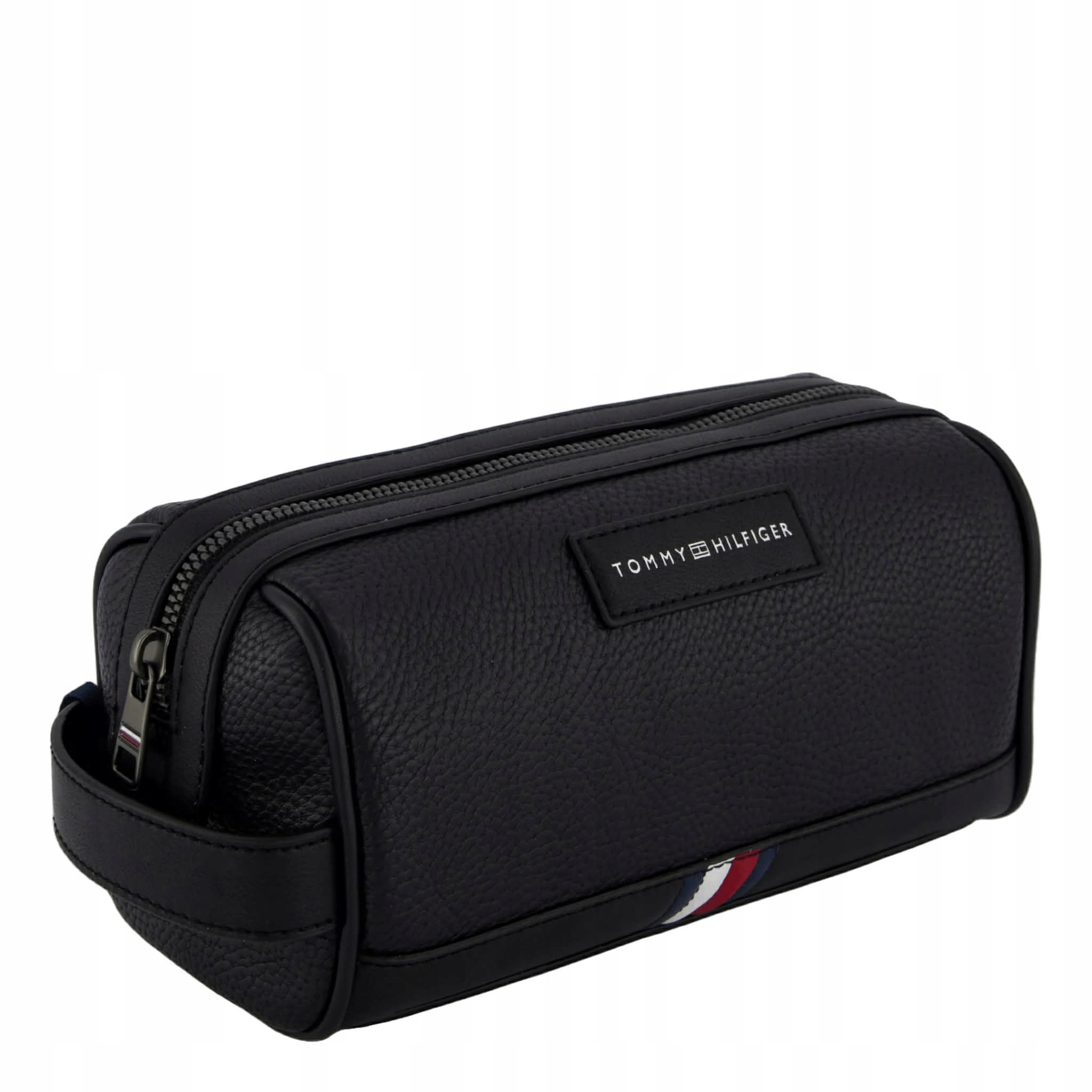 Męska Kosmetyczka Tommy Hilfiger Th Thj Pojemna Czarna