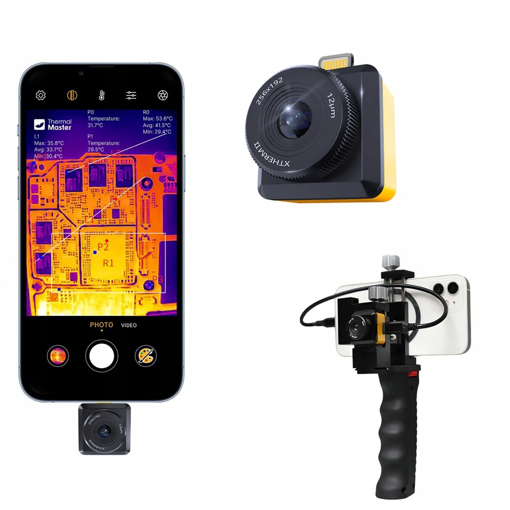 Termovizní kamera pro telefon iOS Lightning Usb-c Thermal Master T2S Pro