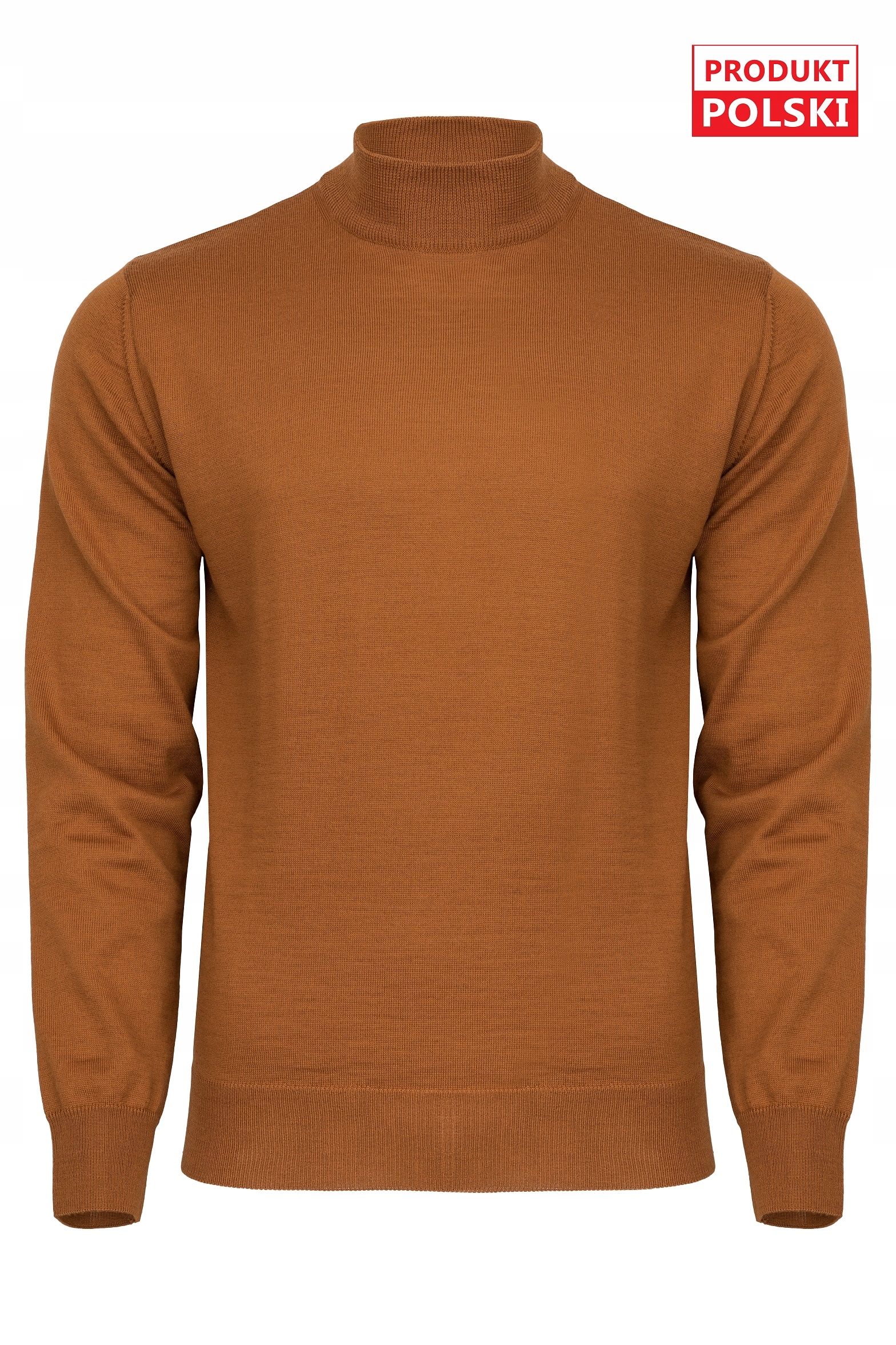 Pánský rolák camel M&M merino vlna vel L