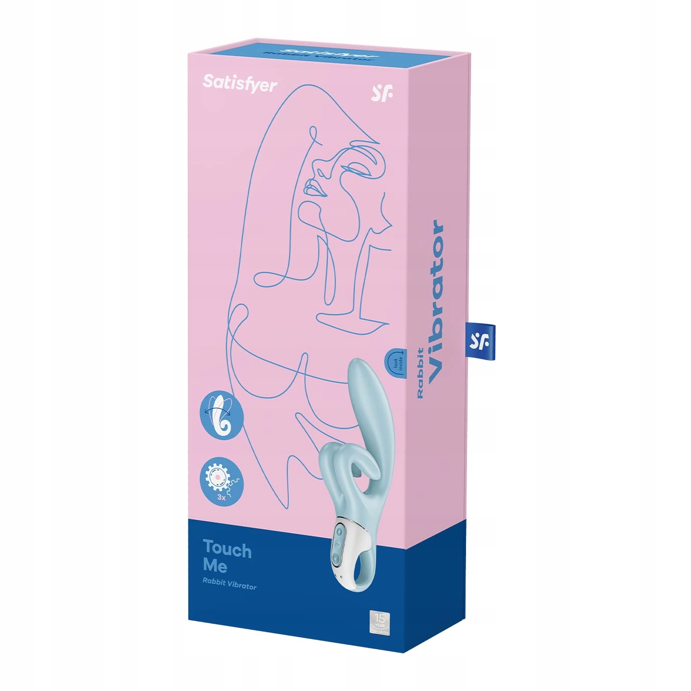 SATISFYER Touch Me Ergonomic 3-Motor Dildo & Clitoris Stimulator — miniatura 4