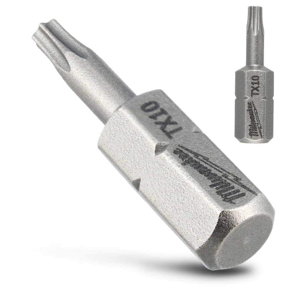 

Bit Końcówka Wkrętarki TX10 25mm Torx Milwaukee