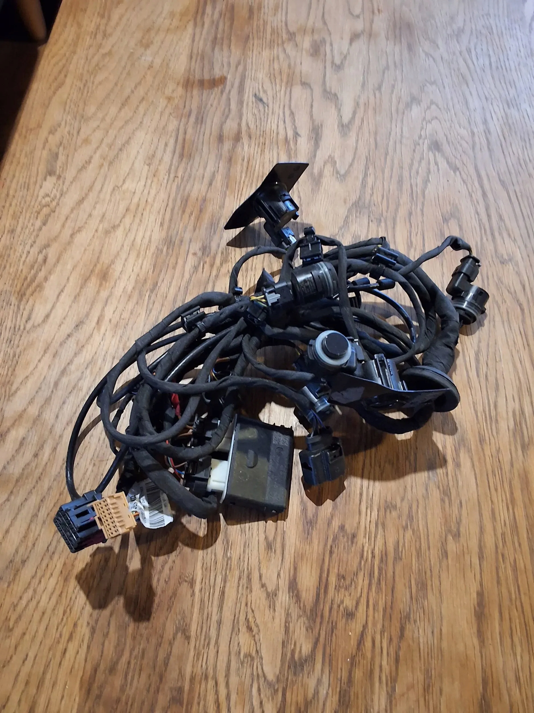 AUDI Q7 4M WIĄZKA ZDERZAKA TYŁ 6xPDC 4M0971104CB kąpletna