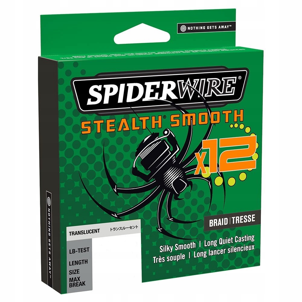 Plecionka SpiderWire Stealth Smooth x12 12-splowowa 0,06mm 150m zielona
