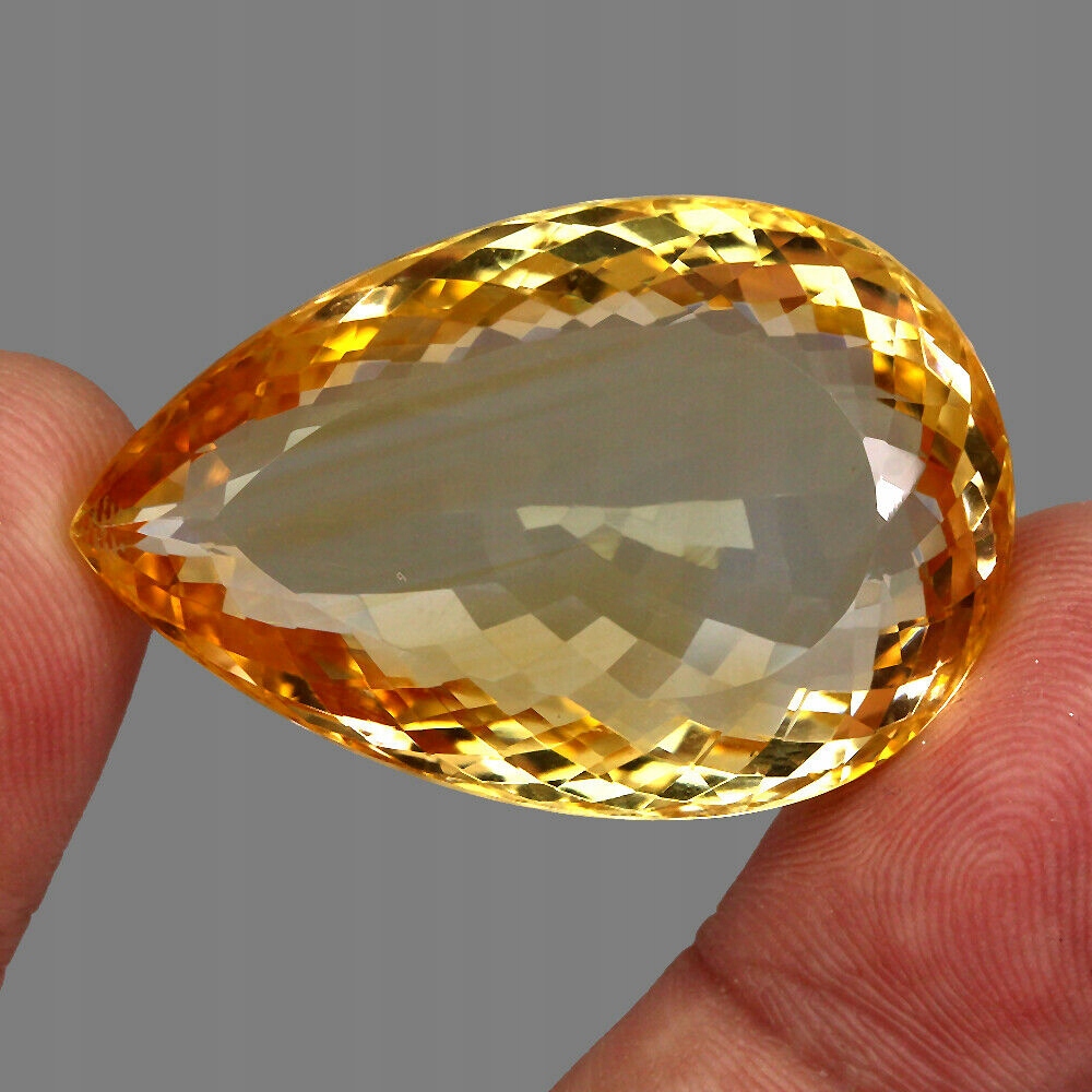 Cytryn kamień naturalny 85.99ct certyfikat