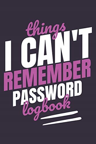 Publishing, Yus Password things i can't remember Password Log Book: Pocket