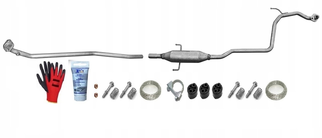 Toyota Yaris 1.0i 12V 52kW 2005-2012 Tlumič Trubka Japonská verze bonus