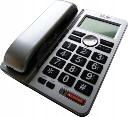 Telefon przewodowy Dartel LJ-240 Srebrny