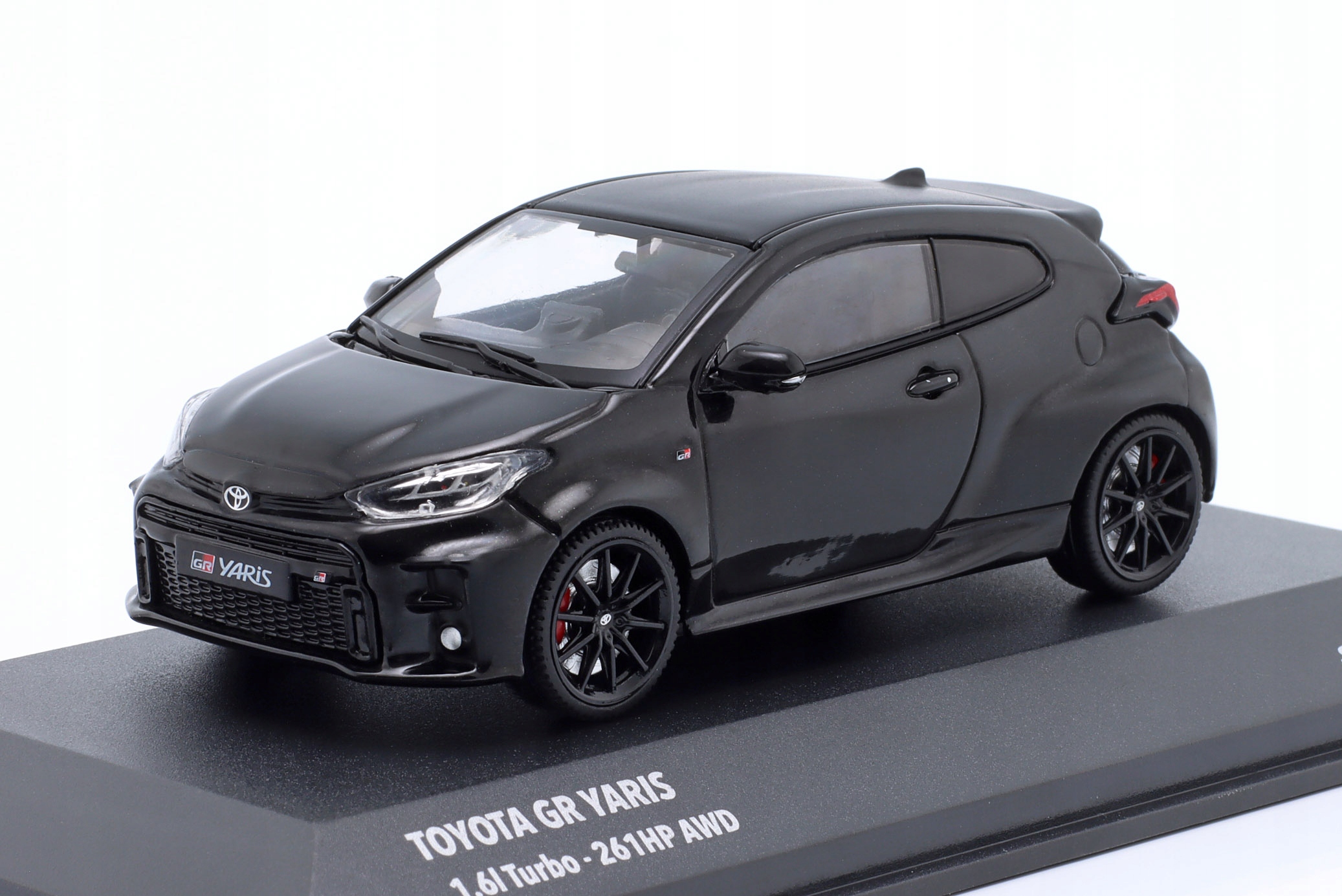 Toyota Yaris Gr 1.6L Turbo 261HP Awd 2020 Black Solido 1:43 1/43 S4311103