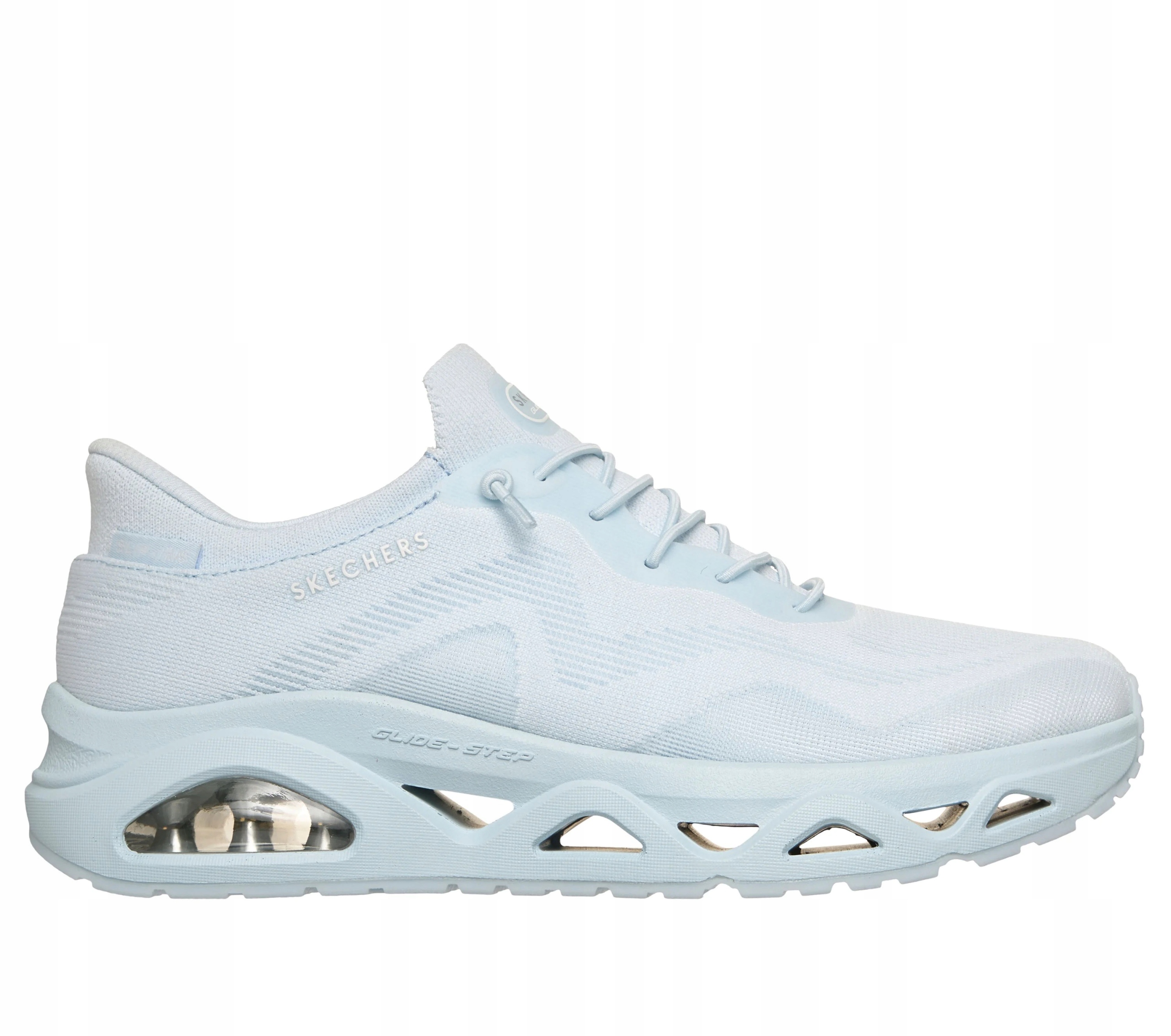 Dámské boty Skechers Slip-ins: Uno Glide-Step Air Gliders světle modrá