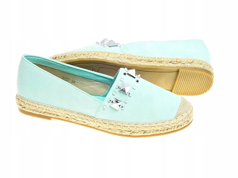ESPADRYLE DAMSKIE ĆWIEKI 9727 Green r.40 Kod producenta 9727