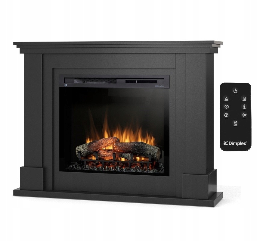Kominek elektryczny wolnostojący Luena W06-Czarny 28" Xhd Led Warmtec