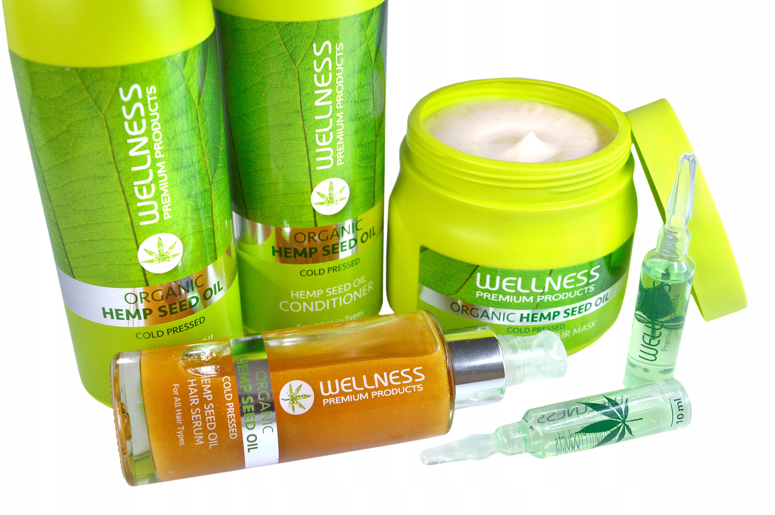 

Zestaw Wellness Szampon Odżywka Maska Serum